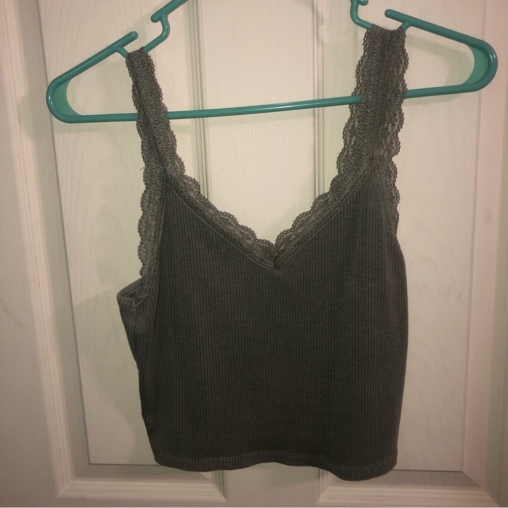 American eagle cropped tank top